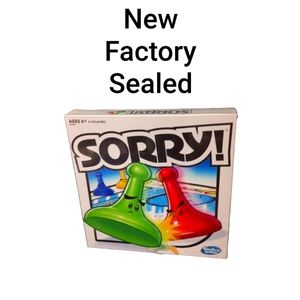 SORRY🧑‍🤝‍🧑Board Game Factory Sealed Hasbro Family Boys/Girls- NEW